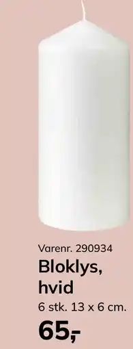 Dagrofa Food Service Bloklys, hvid tilbud