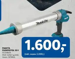 Davidsen Makita fugepistol 18 v dcg180zx tilbud