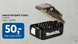 Davidsen Makita bitssæt 31 dele tilbud