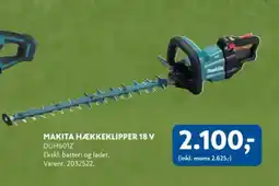 Davidsen Makita hækkeklipper 18 v tilbud