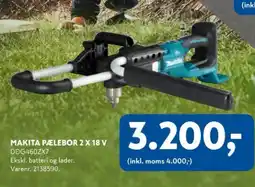 Davidsen Makita pælebor 2 x 18 v tilbud
