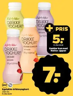 Netto Egelykke drikke yoghurt tilbud