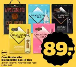 Netto Casa Nostra / Diamond Hill Bag-in-Box tilbud