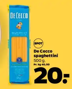 Netto De Cecco spaghetti tilbud