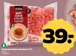 Netto Hakket oksekød 4-7% tilbud