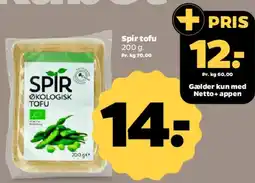 Netto Spir økologisk tofu tilbud