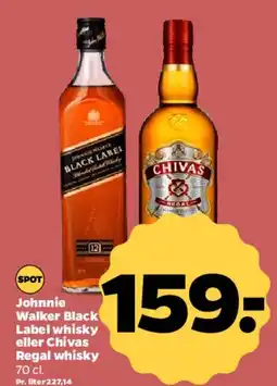 Netto Johnnie Walker Black Label eller Chivas Regal whisky tilbud