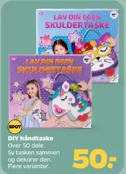 Netto DIY håndtaske / Lav din egen skuldertaske tilbud