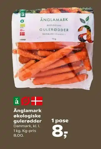 Dagli'Brugsen Änglamark økologiske gulerødder tilbud