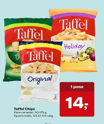 Dagli'Brugsen Taffel Chips tilbud