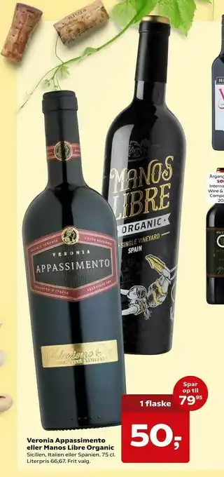 Veronia Appassimento eller Manos Libre Organic