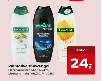 Kvickly Palmolive shower gel tilbud