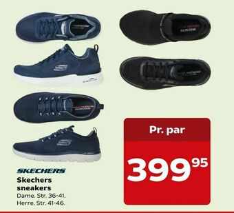 Kvickly Skechers sneakers tilbud