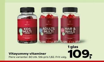 Kvickly Vitayummy vitaminer tilbud