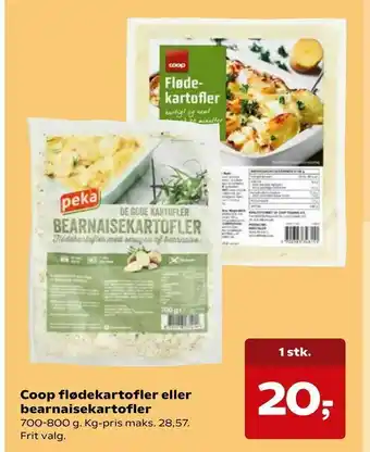 Kvickly Coop flødekartofler eller bearnaisekartofler tilbud