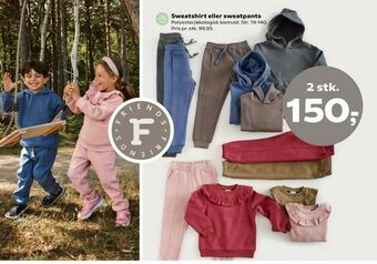 Kvickly Sweatshirt eller sweatpants tilbud