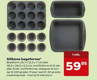 Silikone bageforme
