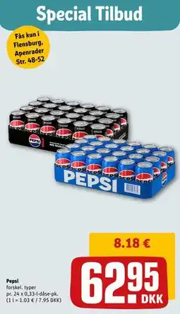 REWE DE Pepsi, EUR 62.95 tilbud