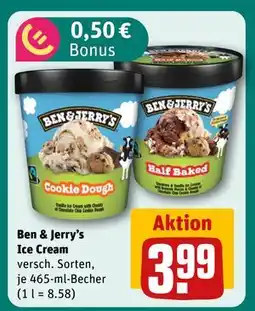 REWE DE Ben & Jerry's Ice Cream, EUR 3.99 tilbud