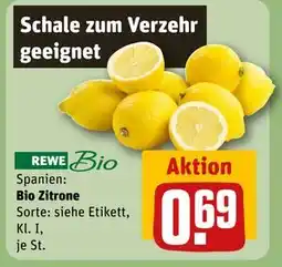 REWE DE Bio Zitrone, EUR 0.69 tilbud