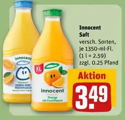 REWE DE Innocent Saft, EUR 3.49 tilbud