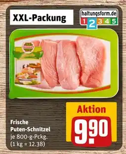 REWE DE Frische Puten-Schnitzel, EUR 9.9 tilbud