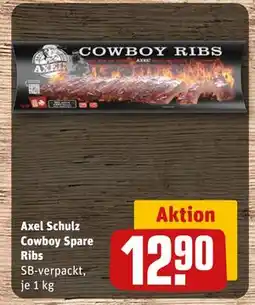 REWE DE Axel Schulz Cowboy Spare Ribs, EUR 12.9 tilbud