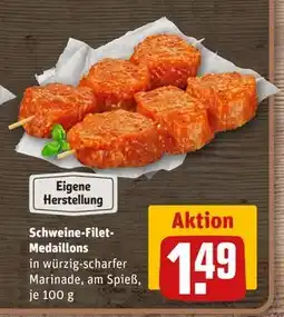 REWE DE Schweine-Filet-Medaillons, EUR 1.49 tilbud
