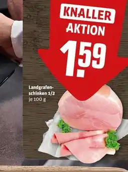 REWE DE Landgrafenschinken 1/2, EUR 1.59 tilbud