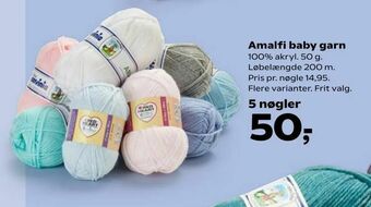 Kvickly Amalfi baby garn tilbud