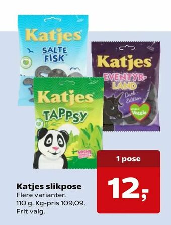 Kvickly Katjes slikpose tilbud