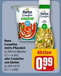 REWE DE Rama Cremefine oder Cremefine zum Kochen, EUR 0.99 tilbud