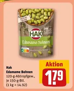 REWE DE Hak Edamame Bohnen, EUR 1.79 tilbud