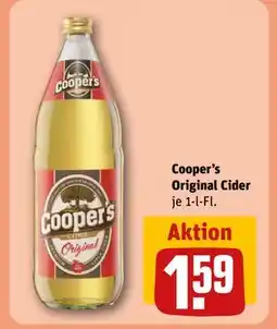 REWE DE Cooper’s Original Cider, EUR 1.59 tilbud