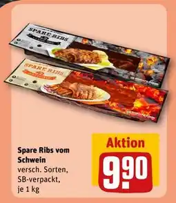REWE DE Spare Ribs vom Schwein, EUR 9.9 tilbud