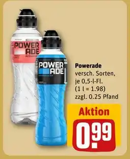 REWE DE Powerade, EUR 0.99 tilbud