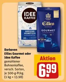 REWE DE Darboven Eilles Gourmet oder Idee Kaffee, EUR 6.99 tilbud