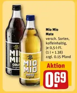REWE DE Mio Mio Mate, EUR 0.69 tilbud