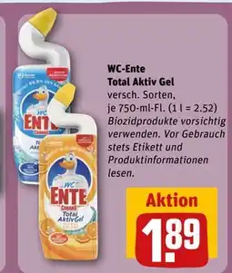 REWE DE WC-Ente Total Aktiv Gel, EUR 1.89 tilbud