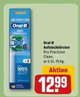 REWE DE Oral-B Aufsteckbürsten, EUR 12.99 tilbud