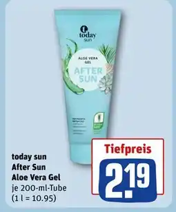 REWE DE today sun After Sun Aloe Vera Gel, EUR 2.19 tilbud