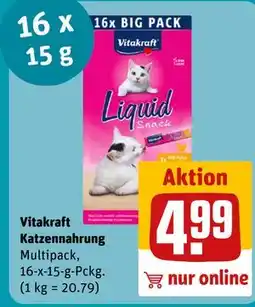 REWE DE Vitakraft Katzennahrung, EUR 4.99 tilbud