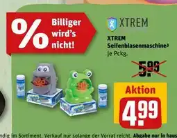 REWE DE XTREM Seifenblasenmaschine³, EUR 4.99 tilbud