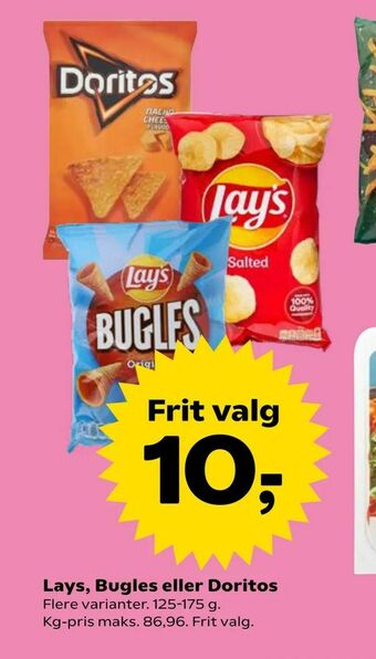 Kvickly Lays, Bugles eller Doritos tilbud