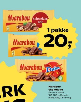 Marabou chokolade