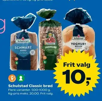 SuperBrugsen Schulstad Classic brød tilbud