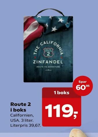 SuperBrugsen Route 2 i boks tilbud