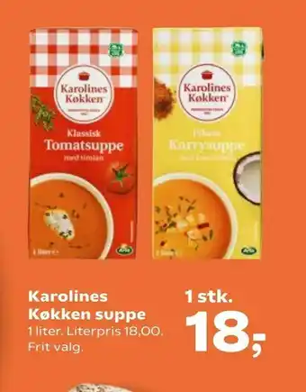 SuperBrugsen Karolines Køkken suppe tilbud
