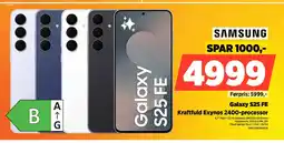 Power Samsung galaxy s25 fe kraftfuld exynos 2400-processor tilbud