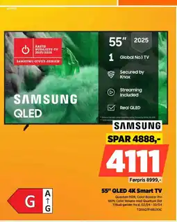 Power Samsung 55" qled 4k smart tv tilbud